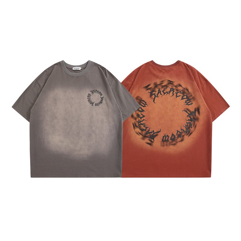 high quality silk screen sublimation digital printing oversized graphic boxy fit custom men's t-shirts