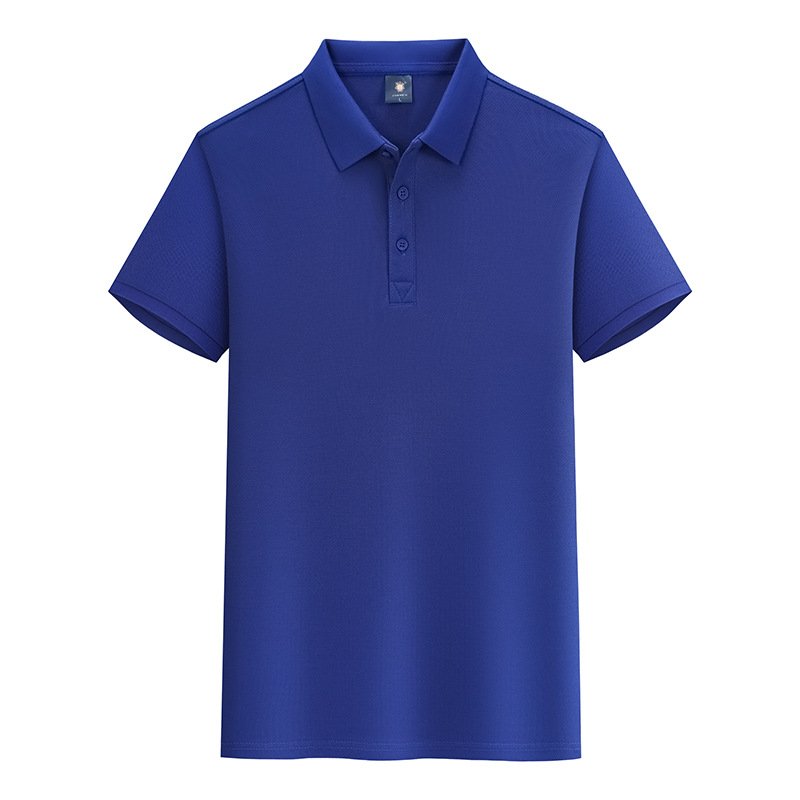 2024 High-end polo shirt custom T-shirt enterprise summer company team staff work clothes lapel short sleeve custom logo