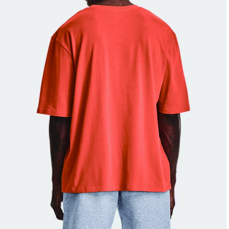 Wholesale Men's T-shirts Pure Cotton Oversized Tee Pure Color 300G Summer T-shirts