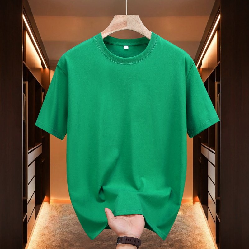 High Quality 100% Cotton Blank Men's T-shirts Fashion Sport Short Sleeve T Shirt