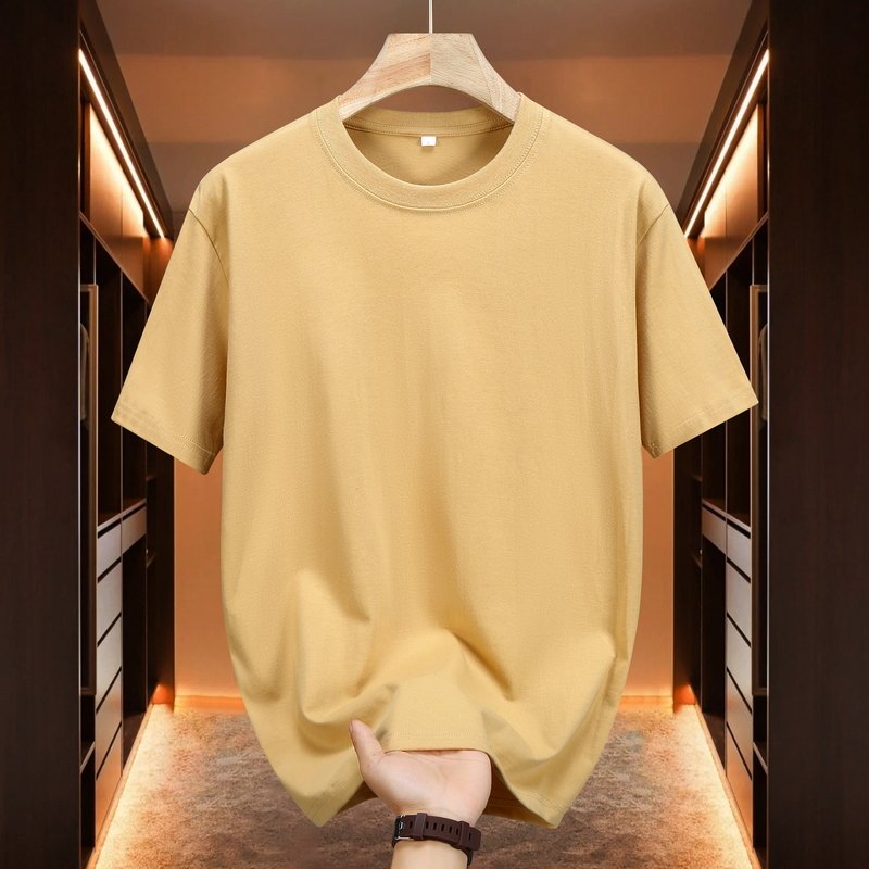 High Quality 100% Cotton Blank Men's T-shirts Fashion Sport Short Sleeve T Shirt