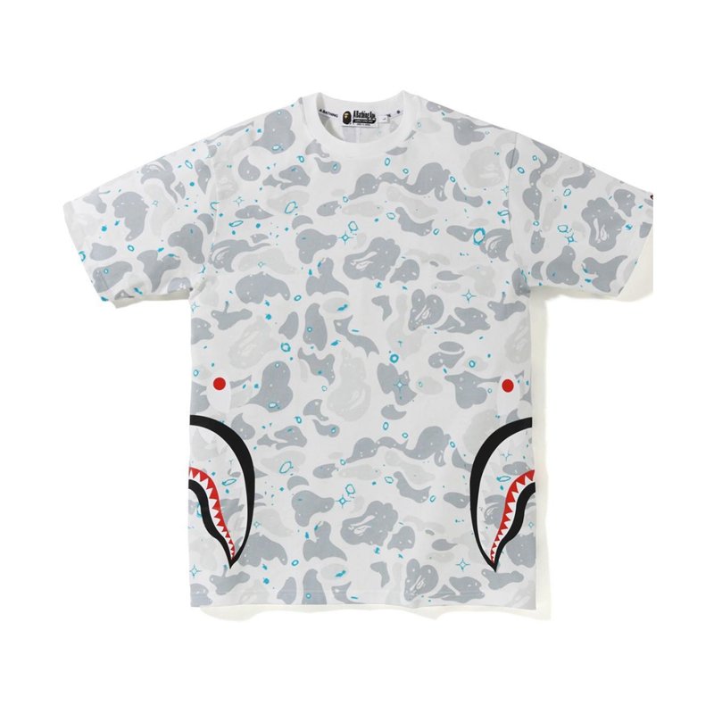 2024 New Summer Ape Head for Bapees T-shirt Men's T-shirts Drop Shoulder Loose T shirt Top Tee Shirts T-shirt Streetwear