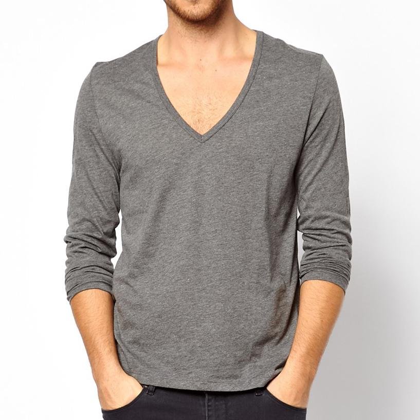 Full Sleeve Soft Custom Printing Men T Shirt / Wholesale High quality Men Casual T Shirts