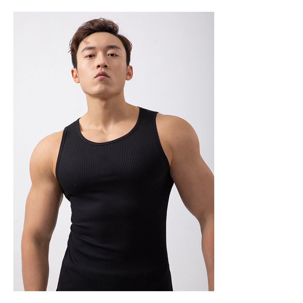 Pack of 3 New trending Men's tank tops sports sleeveless vest Modal men's sports elastic vest