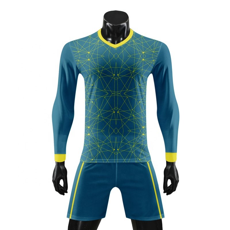 Adults Cheap soccer clothes Custom original football shirt Print Men'S Long Sleeve Soccer Uniform Blank Soccer Jersey WO-X1111