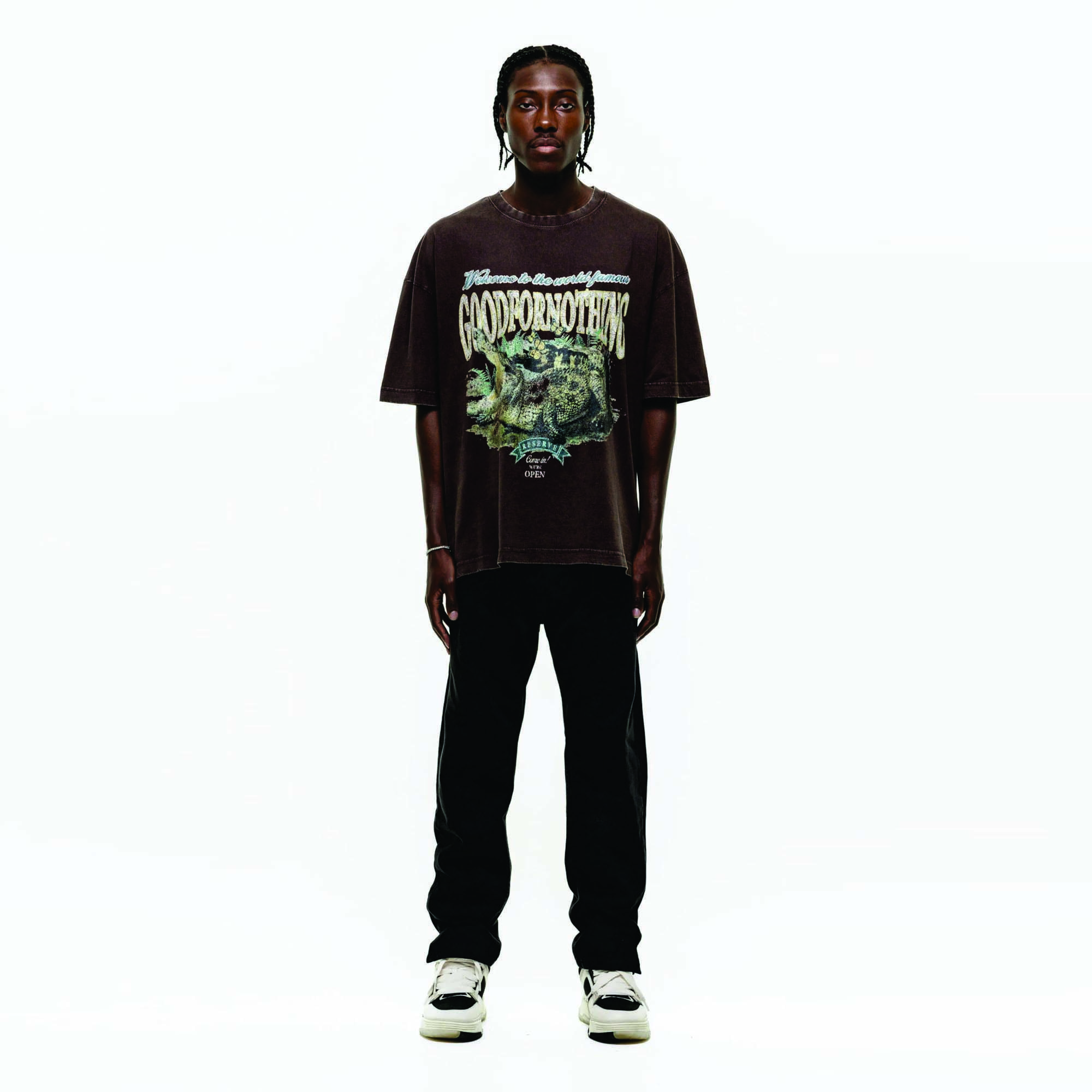 Custom Heavyweight Men's T-Shirt - 280 GSM, High-Quality Oversized Drop Shoulder, Short Sleeve