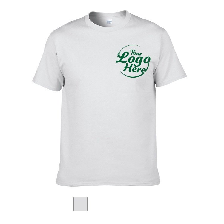 High Quality Custom Printing Short Round Neck Men T shirt Blank 100% Cotton Plain T Shirt