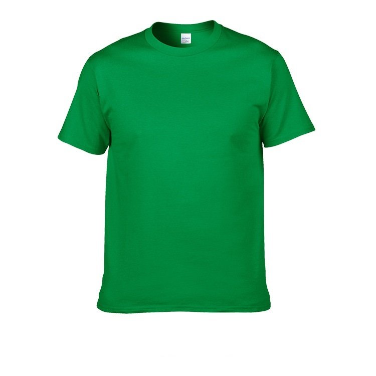 High Quality Custom Printing Short Round Neck Men T shirt Blank 100% Cotton Plain T Shirt