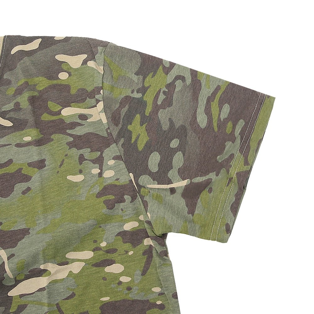 KMS Customize Camouflage Urban Sport Fitness Anti-Wrinkle Embroidered Short Sleeves Men Clothes Camouflage T-Shirt
