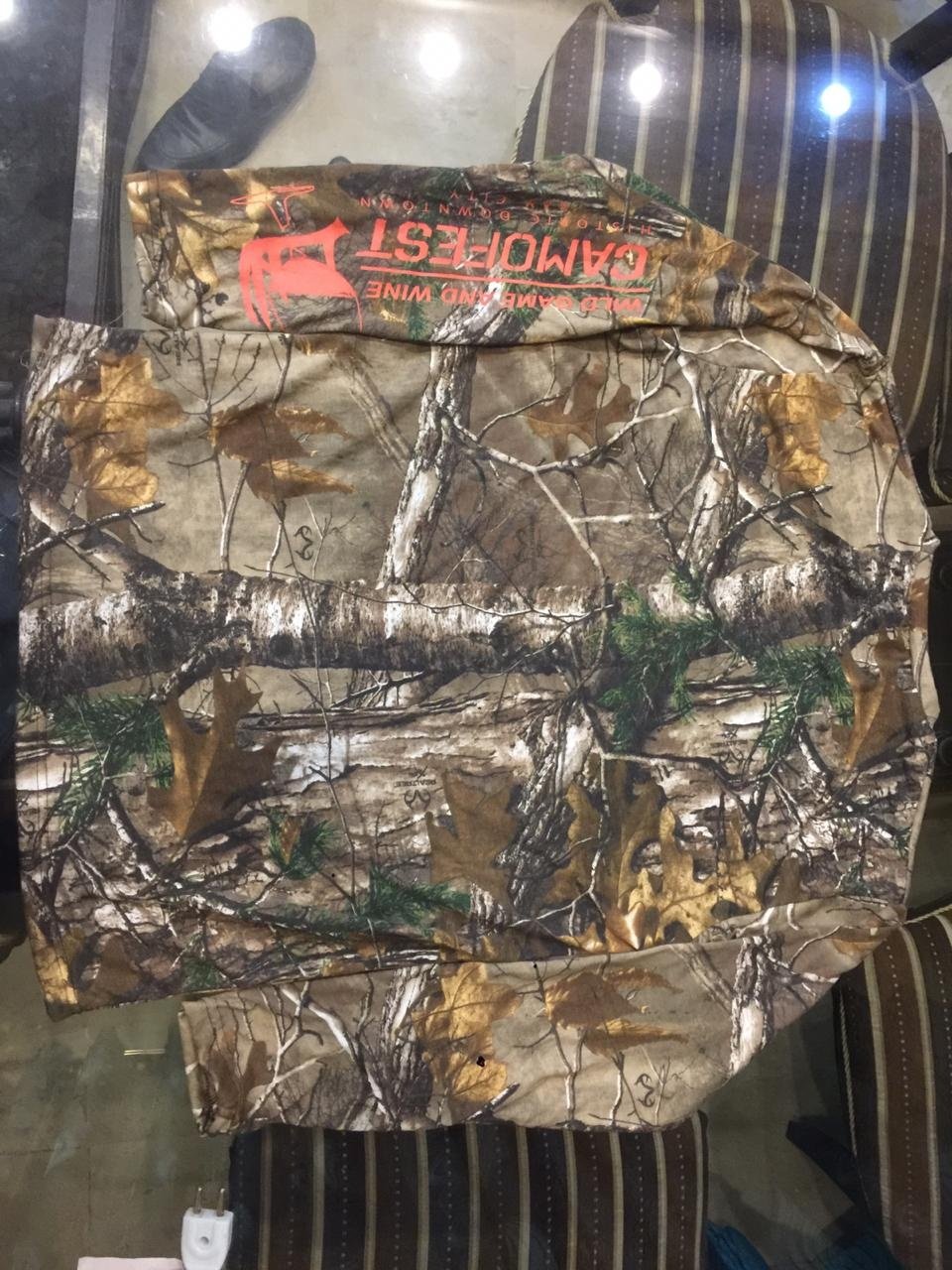 Jungle Forest Camo Palm Tree Real tree jungle camouflage print t-shirts men embroidered printed Plus Size Men's T-Shirts