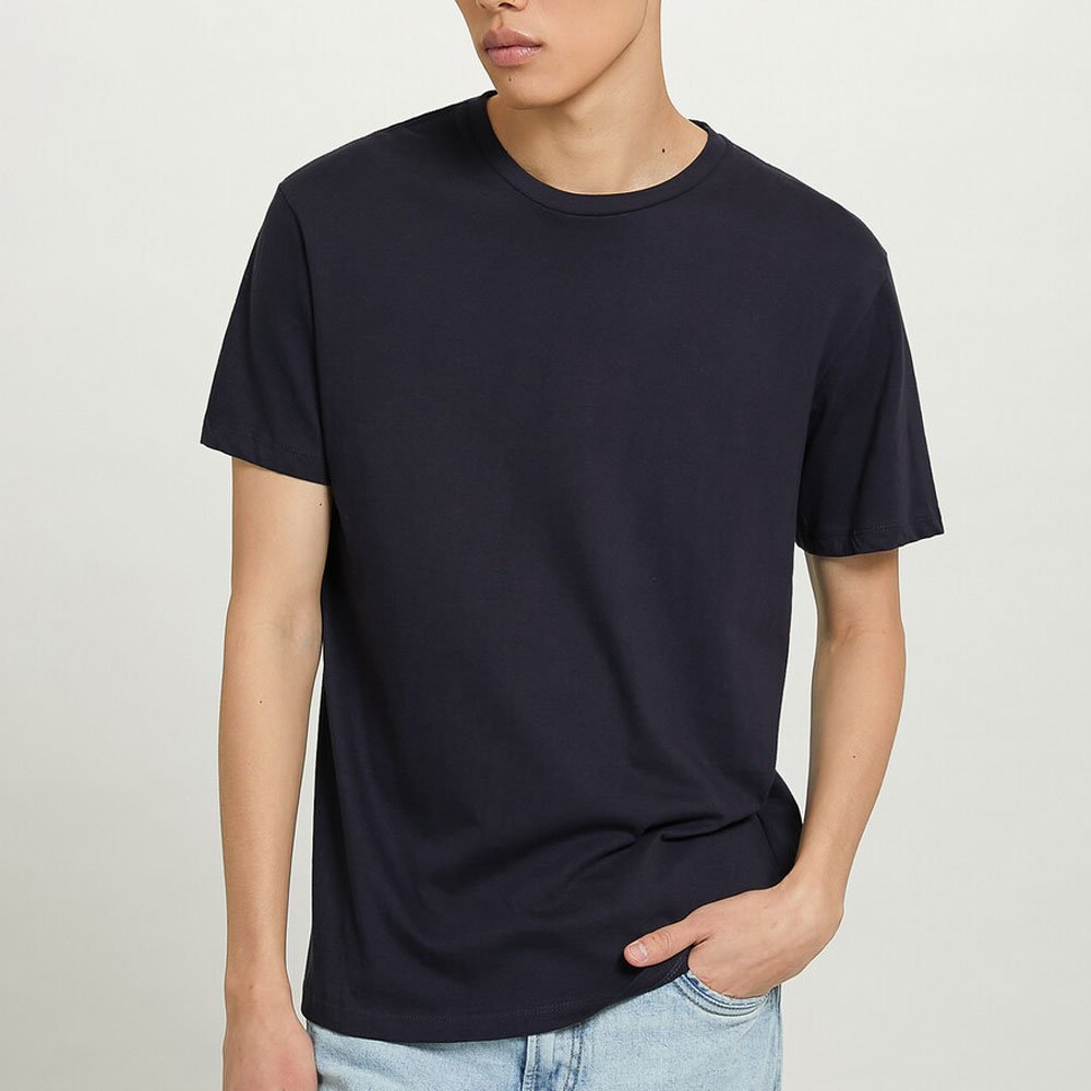 New Colors Black Tee Shirts Cotton Loose Fit Little Drop Shoulder Men's Workout Shirts Quick Dry Short-Sleeve Gym T Shirts