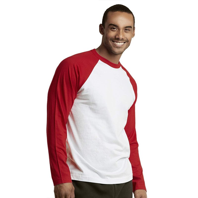 High Quality Full Sleeve T Shirt For Men 100% Cotton Plain Black Clothes Fashion Men's Breathable Round Neck Long Sleeve T-shirt