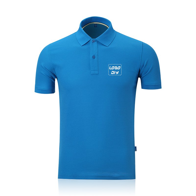 Men's t-shirt lapel polo shirt corporate workwear custom printing embroidery logo advertising polo shirts