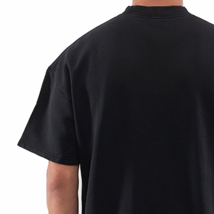 Wholesale High Quality White T-Shirts Blank Custom Graphic Printed Cotton T Shirt Plain Oversized Heavy Men'S T-Shirt