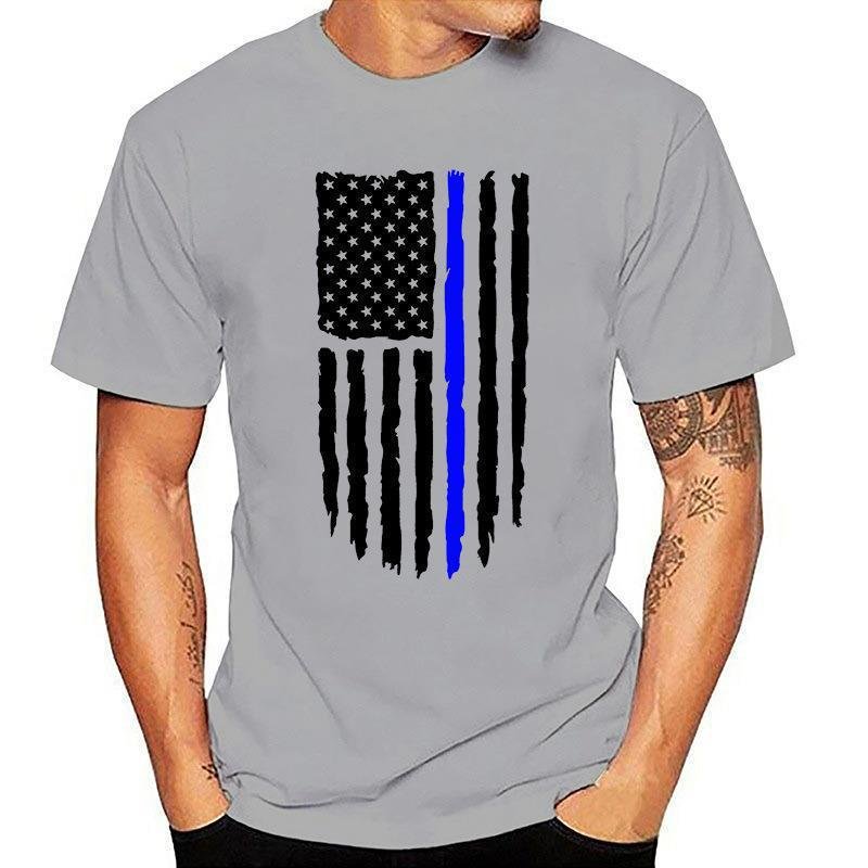 Fashion Printing Heavy Weight Men's 3D digital Printed T-shirt Men's T-shirt Independence Day T-shirt