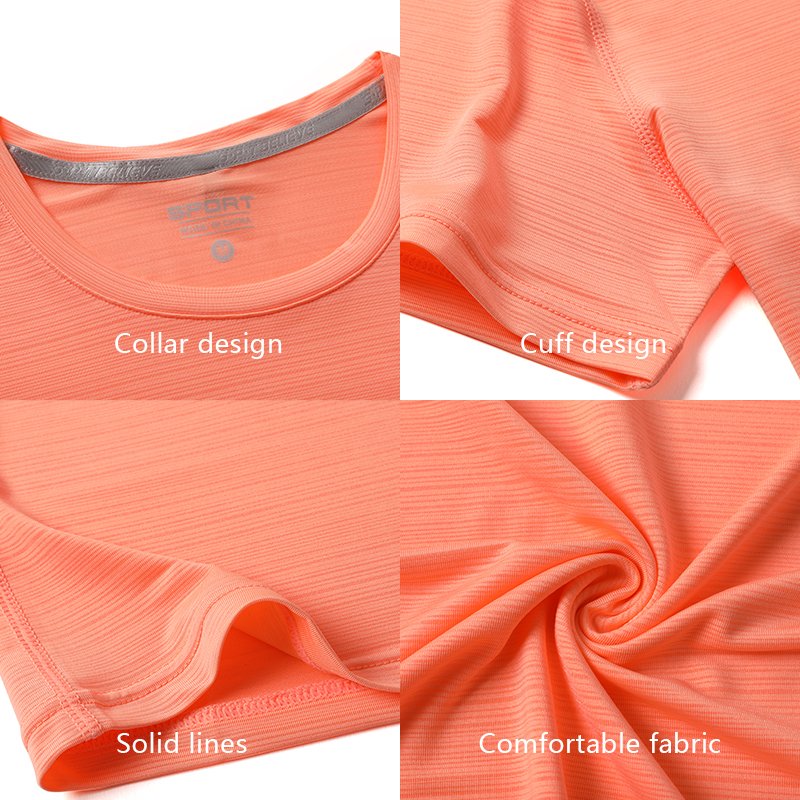 O-neck Plain Blank Quick Dry High Elastic 89.6% Polyester 10.4% Spandex Elastane Sports Running Men's T-shirts