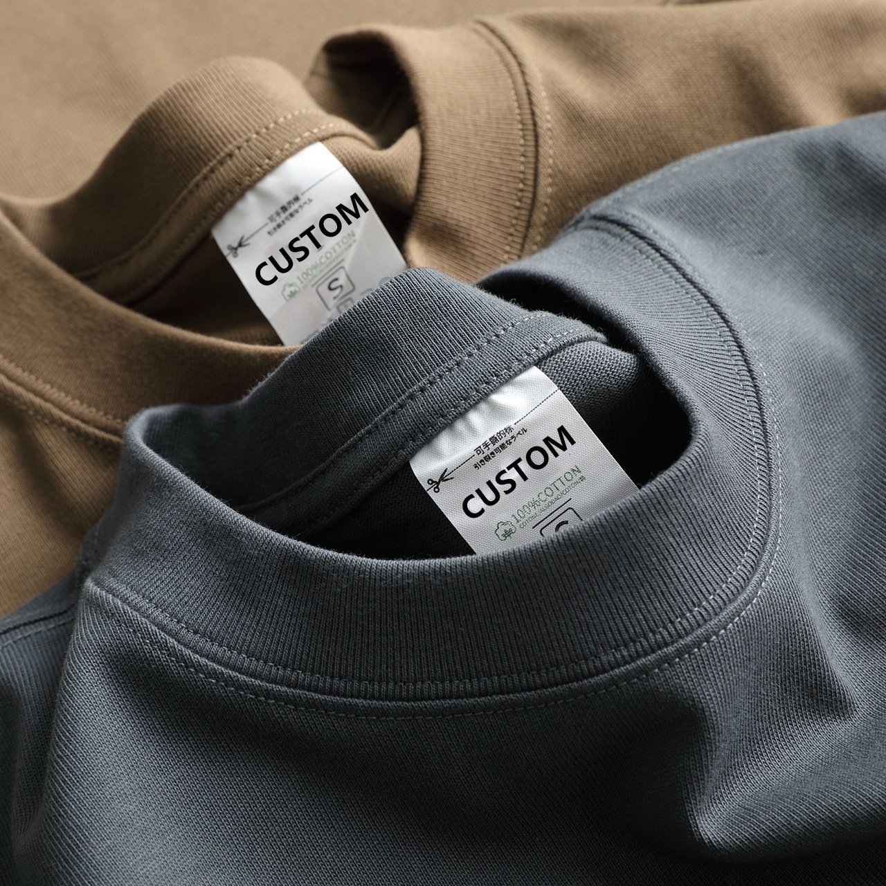 Top ranking plain heavy cotton luxury tshirt unisex custom print logo mock neck blank t shirt oversize men's t-shirt for men