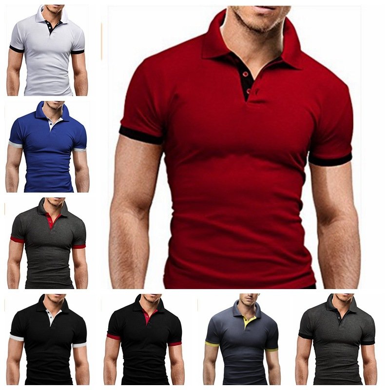 Customized Logo Design Short Sleeve Quick Dry Polo Shirts Men's Jersey Polo Shirts