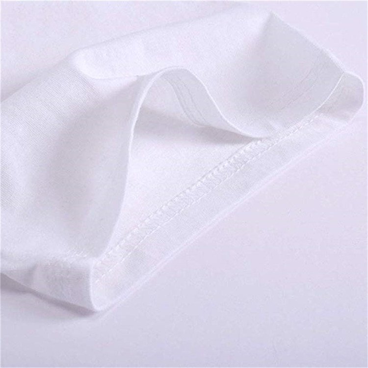 160 gsm Men's White Wholesale OEM Logo Blank Customize Plain Blank 100% Cotton Short Sleeve t shirts