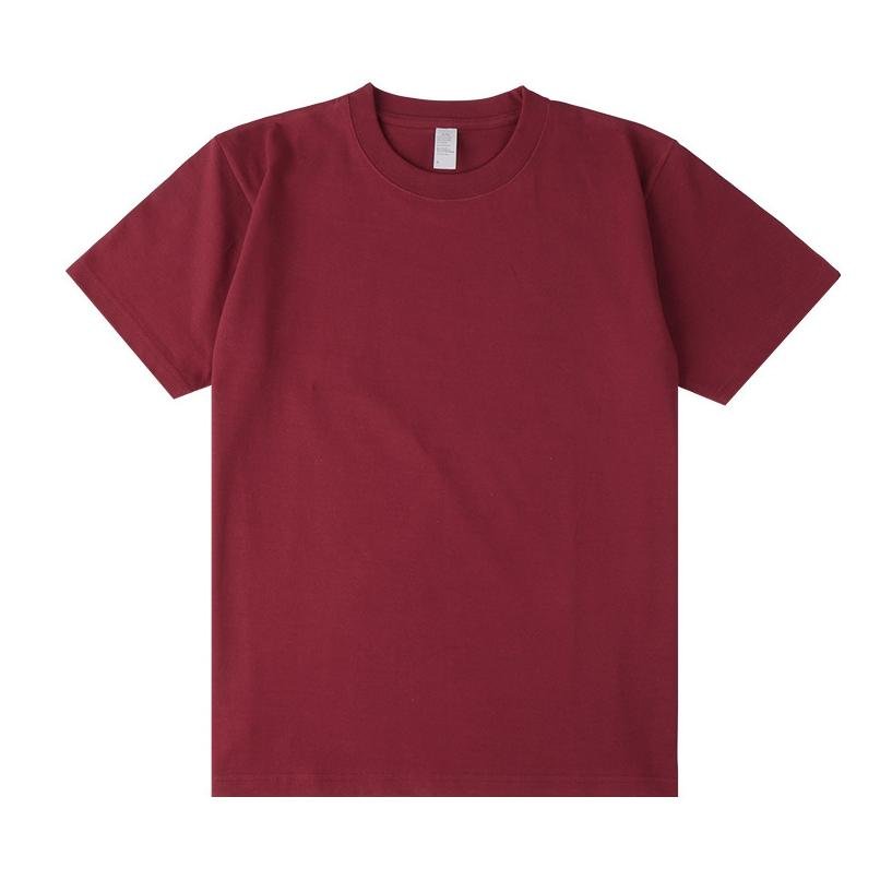 Men'S T-Shirts Black Streetwear Spandex Classic High Street Style Plus Size Men'S Basic Solid Color Short Sleeve Comfy T-Shirt