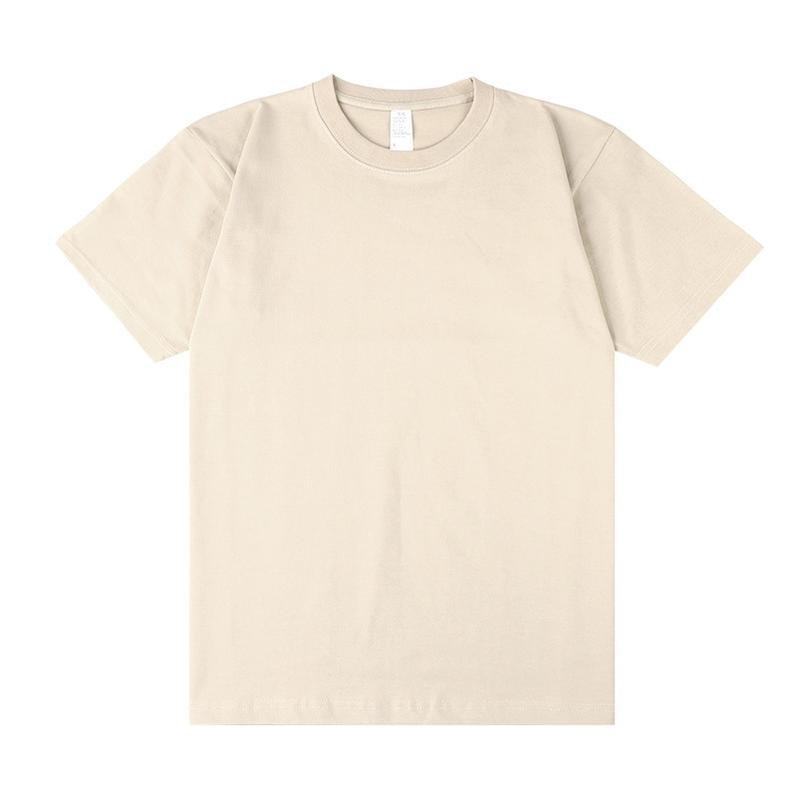 Men'S T-Shirts Black Streetwear Spandex Classic High Street Style Plus Size Men'S Basic Solid Color Short Sleeve Comfy T-Shirt