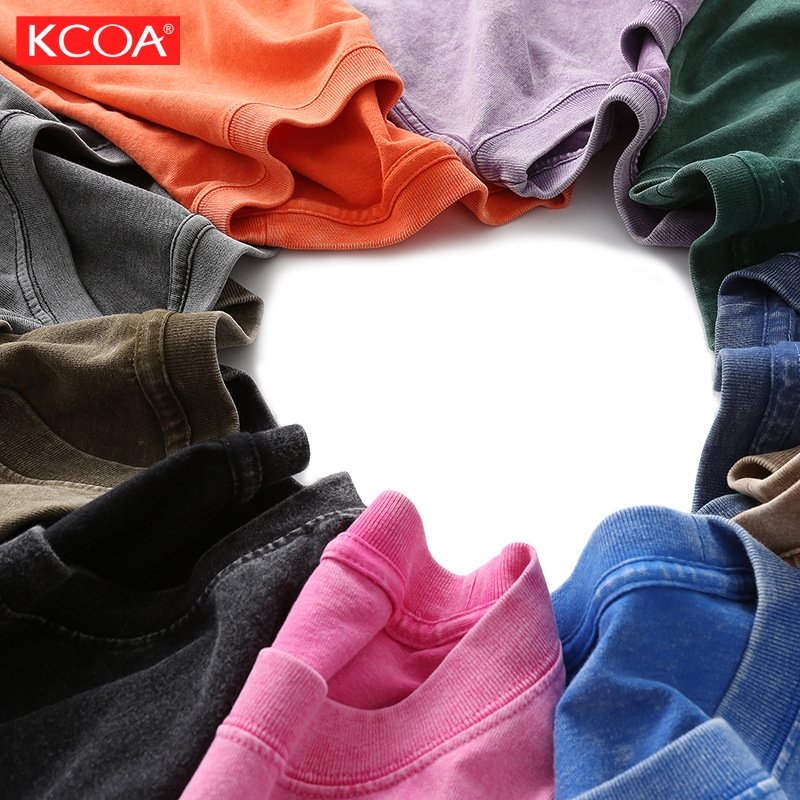 Oem Custom Logo Streetwear Oversized T Shirt Heavy Weight Tshirt Graphic Acid Wash Vintage T Shirt