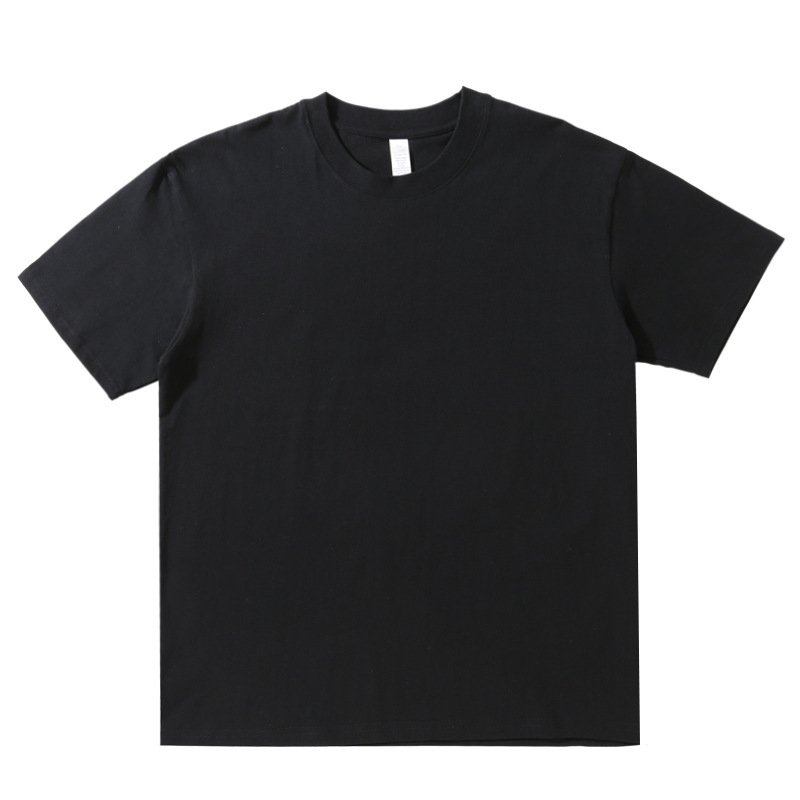 Custom Logo 230gsm 100% Cotton Plain Tshirt for Men Summer Casual Oversized Short T-Shirt with Screen Style Blank Design