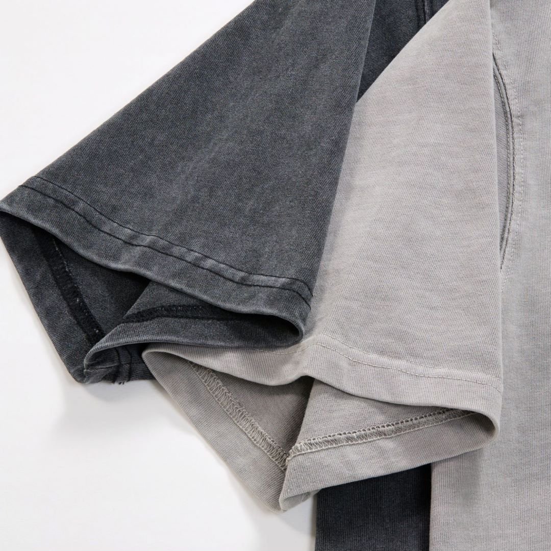 Wholesale heavyweight 100 Cotton blank Plain Dropped Shoulder Men's T-shirt Streetwear Cool Graphic Oversized Vintage tee