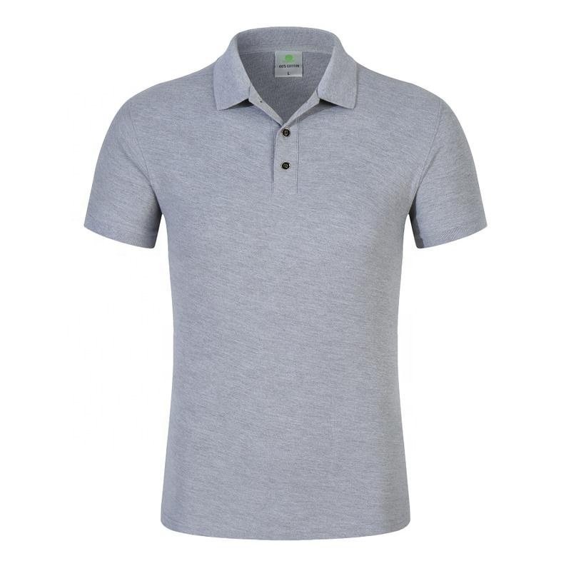 2023 High Quality Popular Polo Shirt White Black Golf Cotton Blank Men Polo T-shirt Embroidered Printed Custom Design Plain