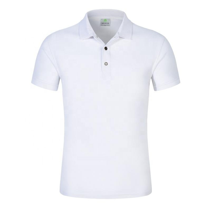2023 High Quality Popular Polo Shirt White Black Golf Cotton Blank Men Polo T-shirt Embroidered Printed Custom Design Plain