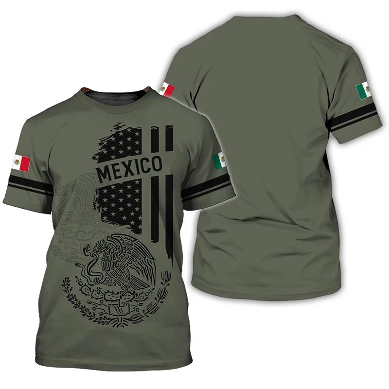 Customized Oversized O-Neck Short-Sleeved Men's T-Shirt EL Salvador Flag Design Wicking Functional Fitness Shirt Casual Knitted