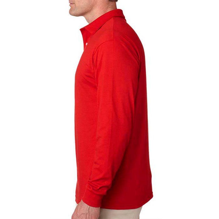 high quality plain 100% cotton long sleeve polo shirt, rugby polo long sleeve, mens long sleeve polo shirts