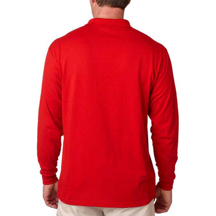 high quality plain 100% cotton long sleeve polo shirt, rugby polo long sleeve, mens long sleeve polo shirts