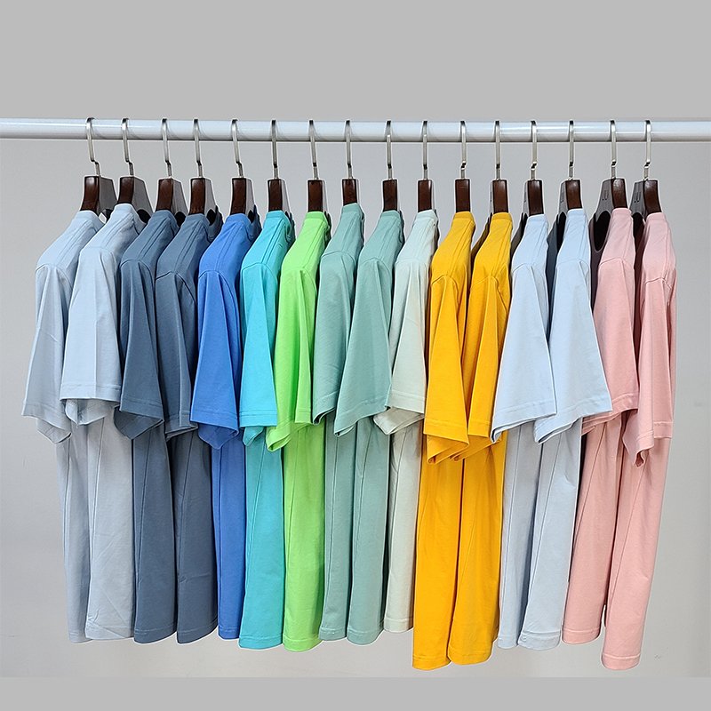 Custom Unisex tshirt High Quality 100% Premium Cotton T-Shirt Customize Printing Logo Men's O-Neck Blank T-Shirt
