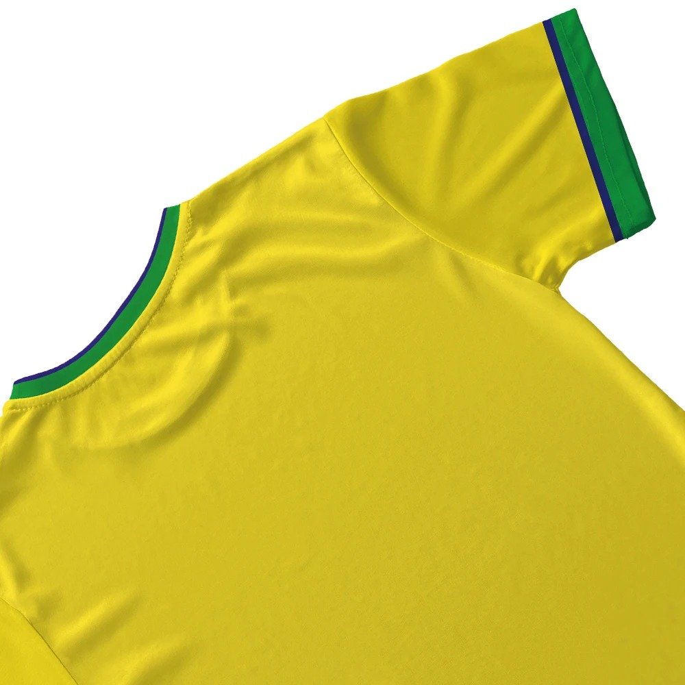 Brazil Jersey Men's T-shirt O-Neck Oversized Short Sleeve Men's Clothing 3D Print Brazilian Flag Selection Football Team Shirt
