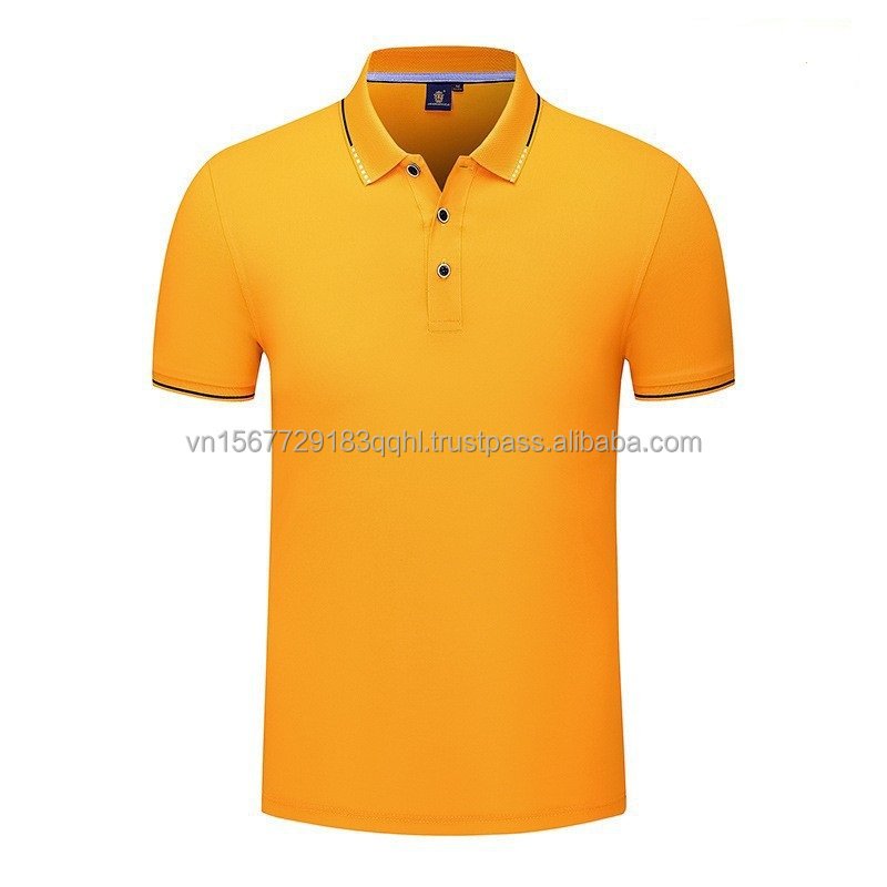 Sublimation full-color polo uniform fabric quick drying custom printed logo design men's polo shirt men's T-shirt