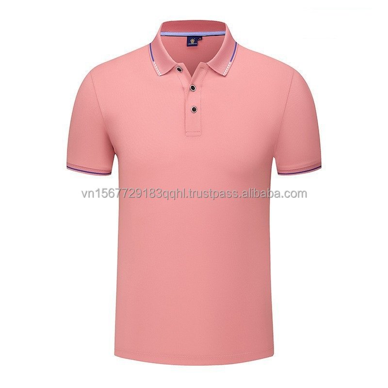 Sublimation full-color polo uniform fabric quick drying custom printed logo design men's polo shirt men's T-shirt