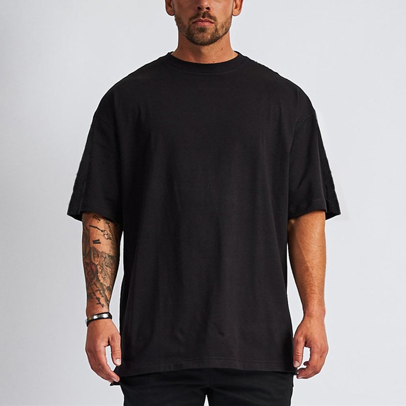 240g 280g dropped shoulder cool tees custom quality streetwear men oversized gym tshirt best heavyweight cotton men's t shirt