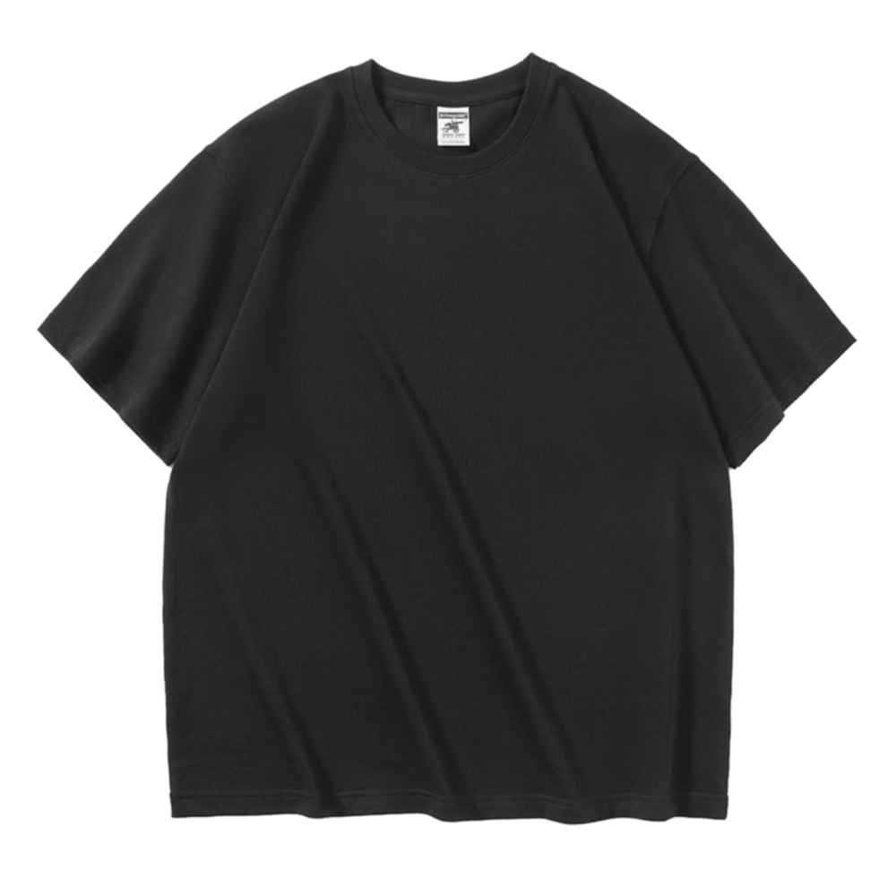 Heavyweight Organic Cotton O-Neck Oversized Plus Size Men'S T-Shirt Custom Screen Print Logo T Shirt For Men
