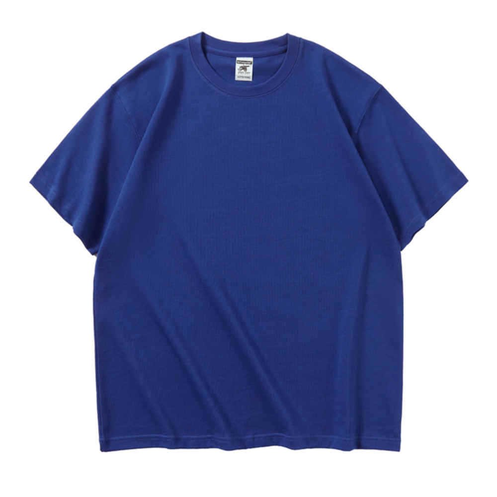 Heavyweight Organic Cotton O-Neck Oversized Plus Size Men'S T-Shirt Custom Screen Print Logo T Shirt For Men