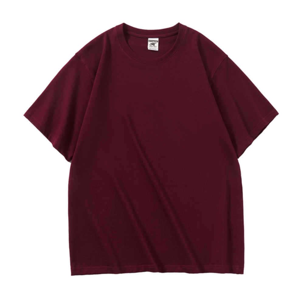 Heavyweight Organic Cotton O-Neck Oversized Plus Size Men'S T-Shirt Custom Screen Print Logo T Shirt For Men