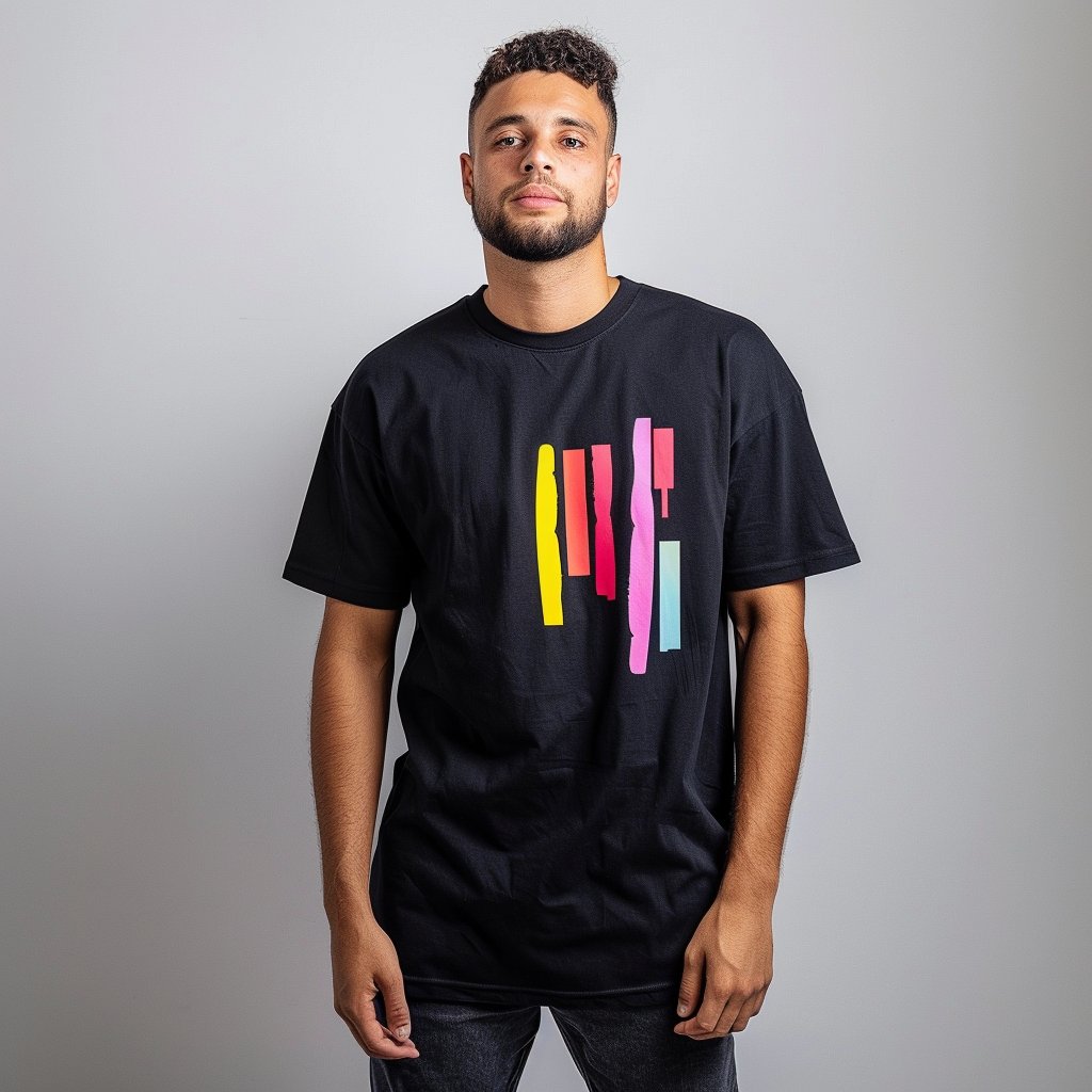 Custom 100% Organic Cotton Bamboo Polyester Light Weaving Screen Printing Sustainable and Eco-Friendly Men's T-Shirts