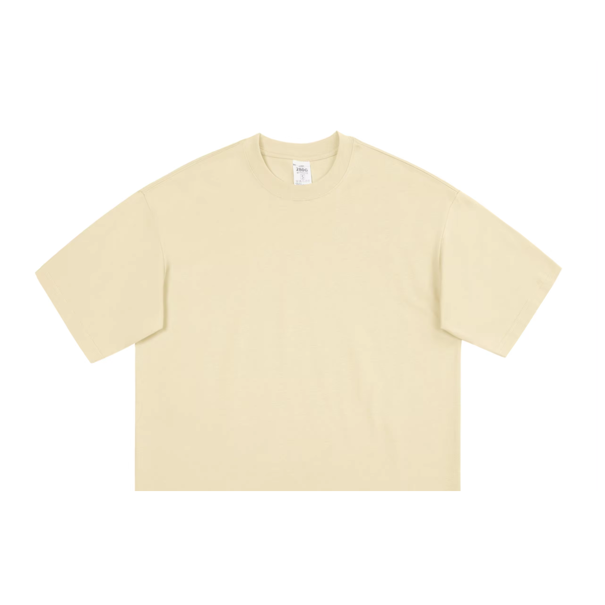 Custom Boxy Tee High Quality Cropped Boxy Fit Tshirts Manufacturing DTG LOGO 100%cotton Heavyweight Men t-shirt