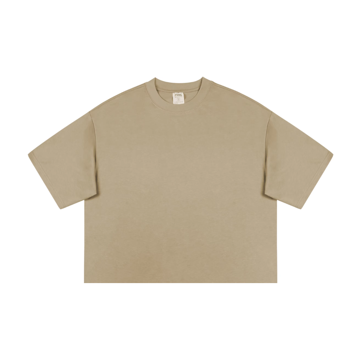 Custom Boxy Tee High Quality Cropped Boxy Fit Tshirts Manufacturing DTG LOGO 100%cotton Heavyweight Men t-shirt