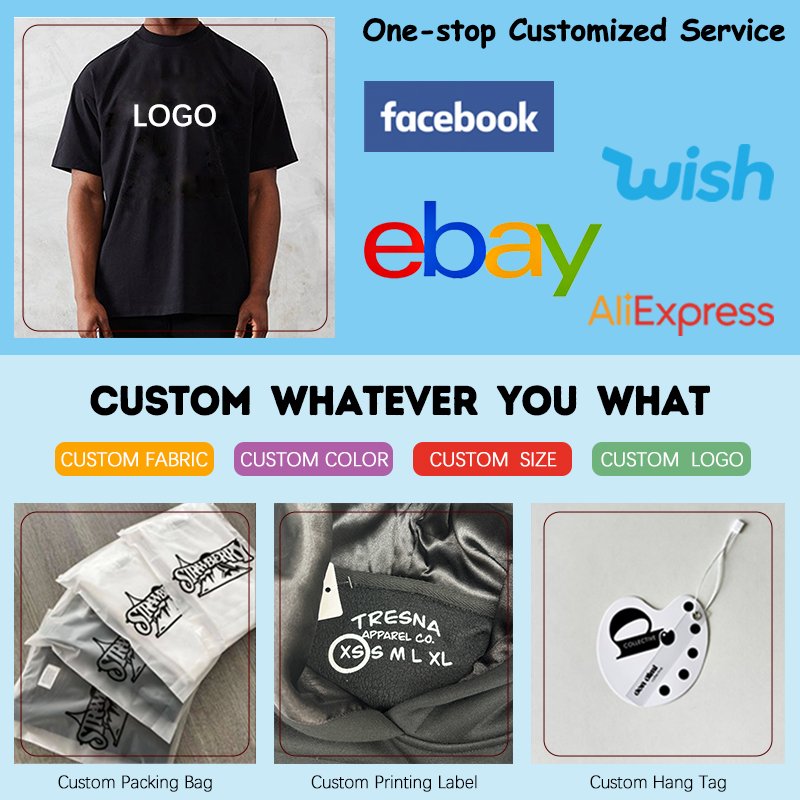 custom men's 100% cotton printed t-shirts blank heavyweight t-shirt ribbed crew neck 250 gms t-shirts for men high quality