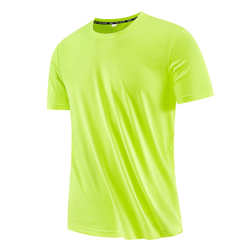 Custom Logo Sportswear Quick Dry T-shirts Breathable Mesh Fast Dry Short-sleeve Gym Running Men's T Shirt For Men
