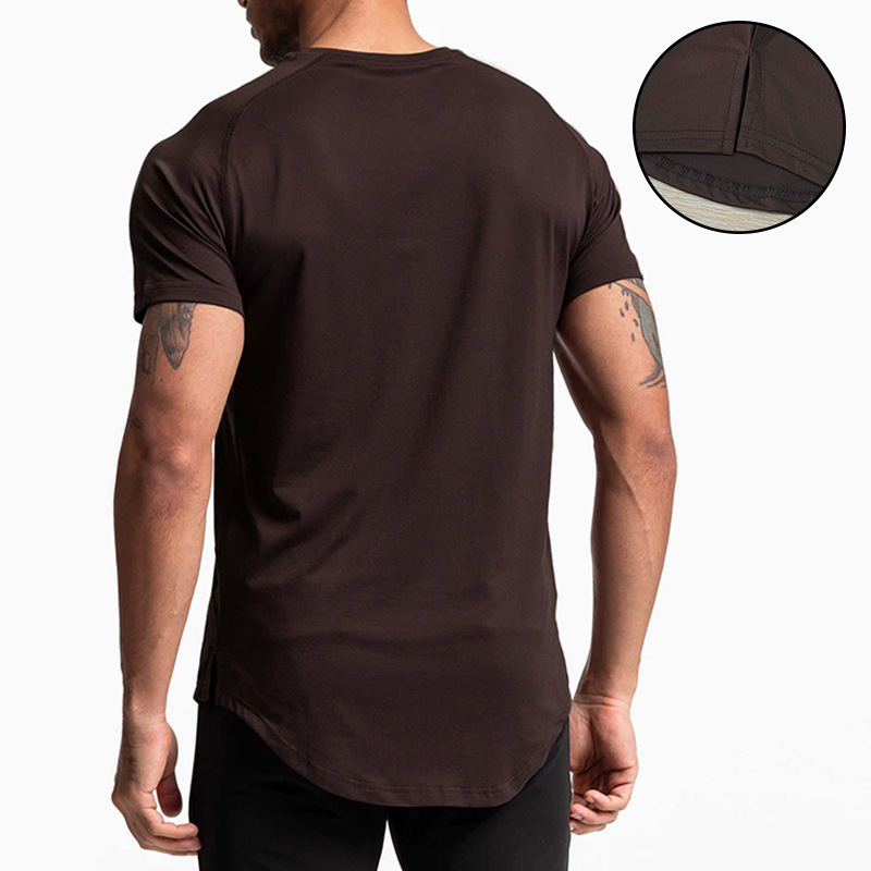 Wholesale Custom Your Brand Logo 100% Cotton Tshirt Blank Men T Shirt Plain Casual Men's T-shirts