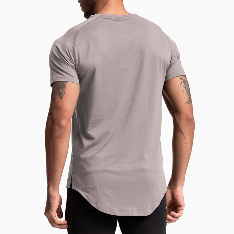 Wholesale Custom Your Brand Logo 100% Cotton Tshirt Blank Men T Shirt Plain Casual Men's T-shirts