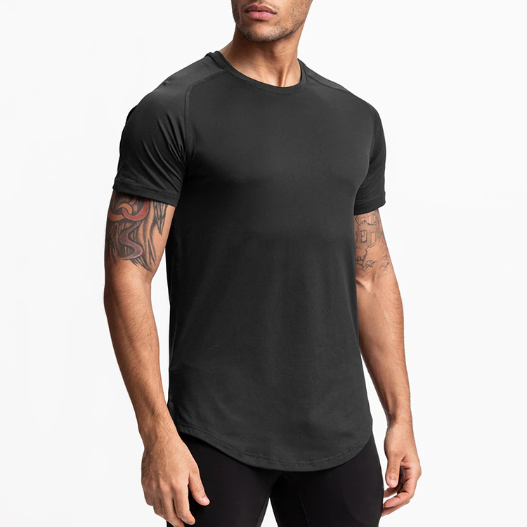 Wholesale Custom Your Brand Logo 100% Cotton Tshirt Blank Men T Shirt Plain Casual Men's T-shirts