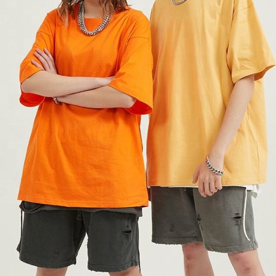 custom t shirt overs cotton men's t-shirts men oversized drop shoulder t shirt
